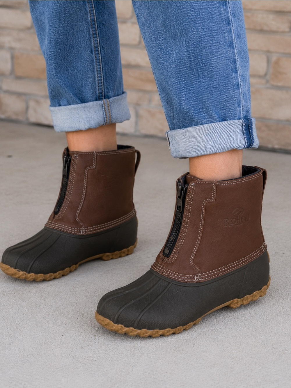 REDHEAD WOMENS ALL SEASON CLASSIC II FRONT ZIP WATERPROOF BOOTS SIZE 8 NWT NEW